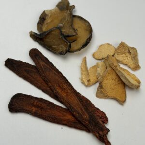 Three herbs including ginger, aconite, and honey-fried licorice
