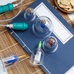 Cups lying on a notebook